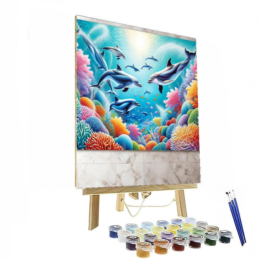 Playful Underwater Scene Paint By Color