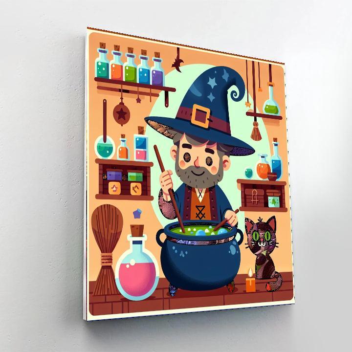 Magic Wizard's Workshop DIY Paint By Numbers