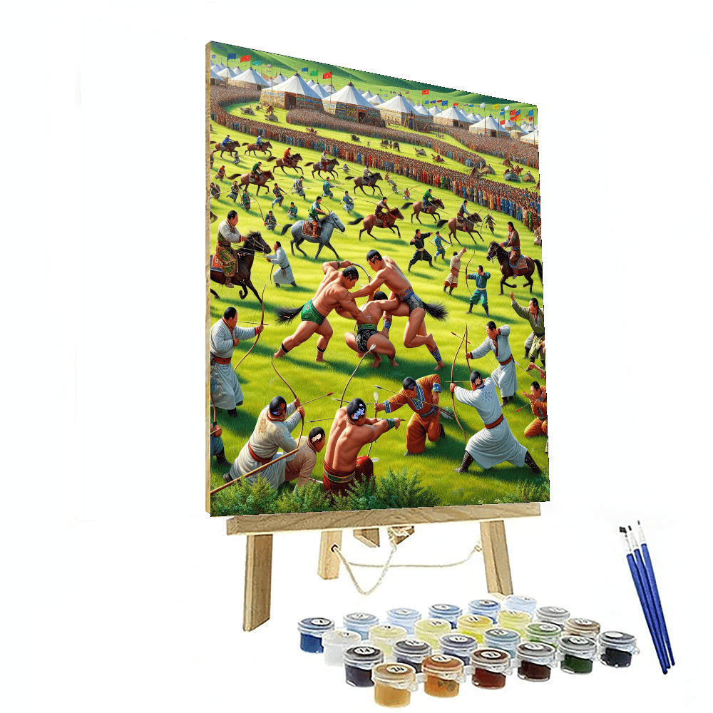 Naadam Festival - Ulaanbaatar Paint By Numbers Art