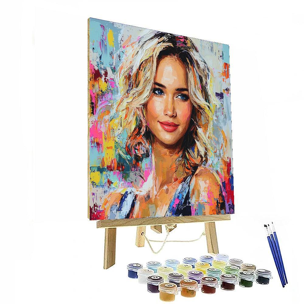 Jennifer Lawrence: From Hunger Games To Iconic Stardom Numbered Painting Kits