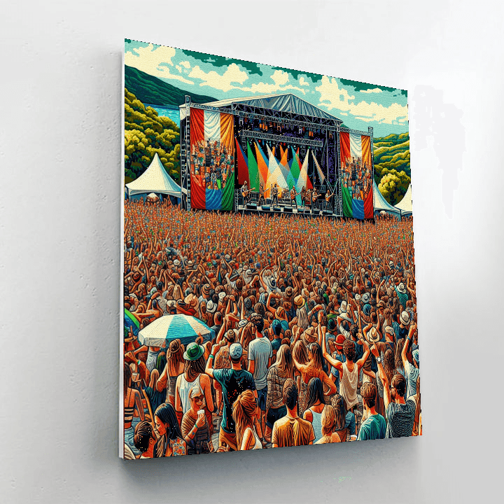 Isle Of Wight Festival - England Paint By Numbers Art