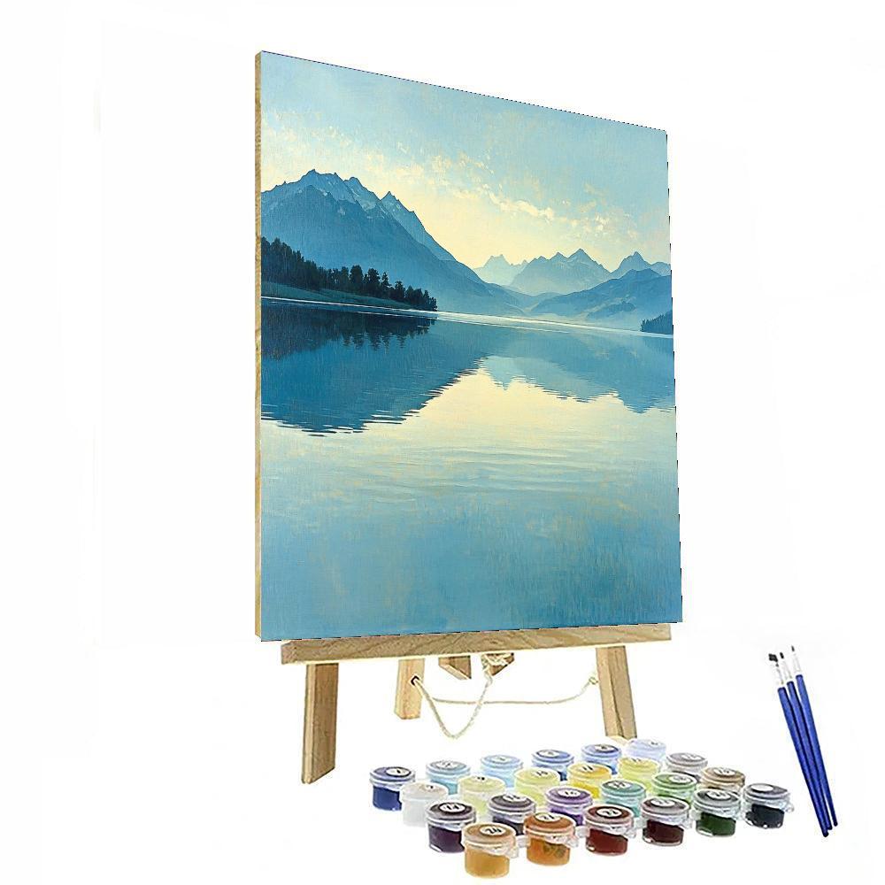 John Singer Sargent Inspired Artistic Reflections  Number Painting