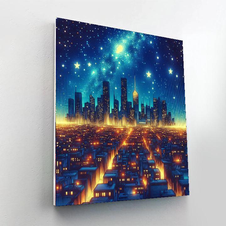 Captivating Nightscape Numbered Painting Kits