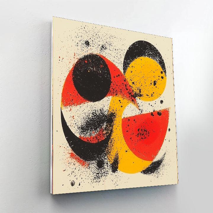 Joan Miró Inspired Infinite Echoes  Paint By Color