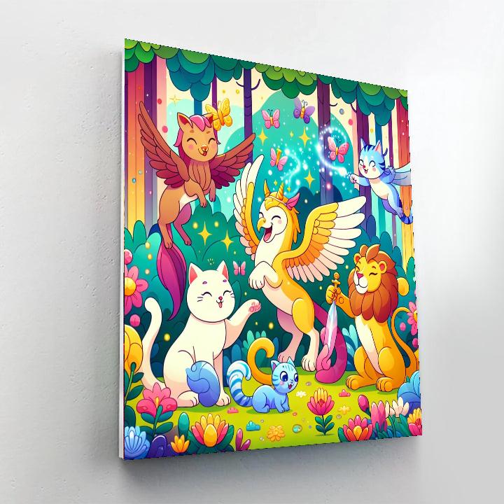 Fantasy Animals Numbered Painting Kits