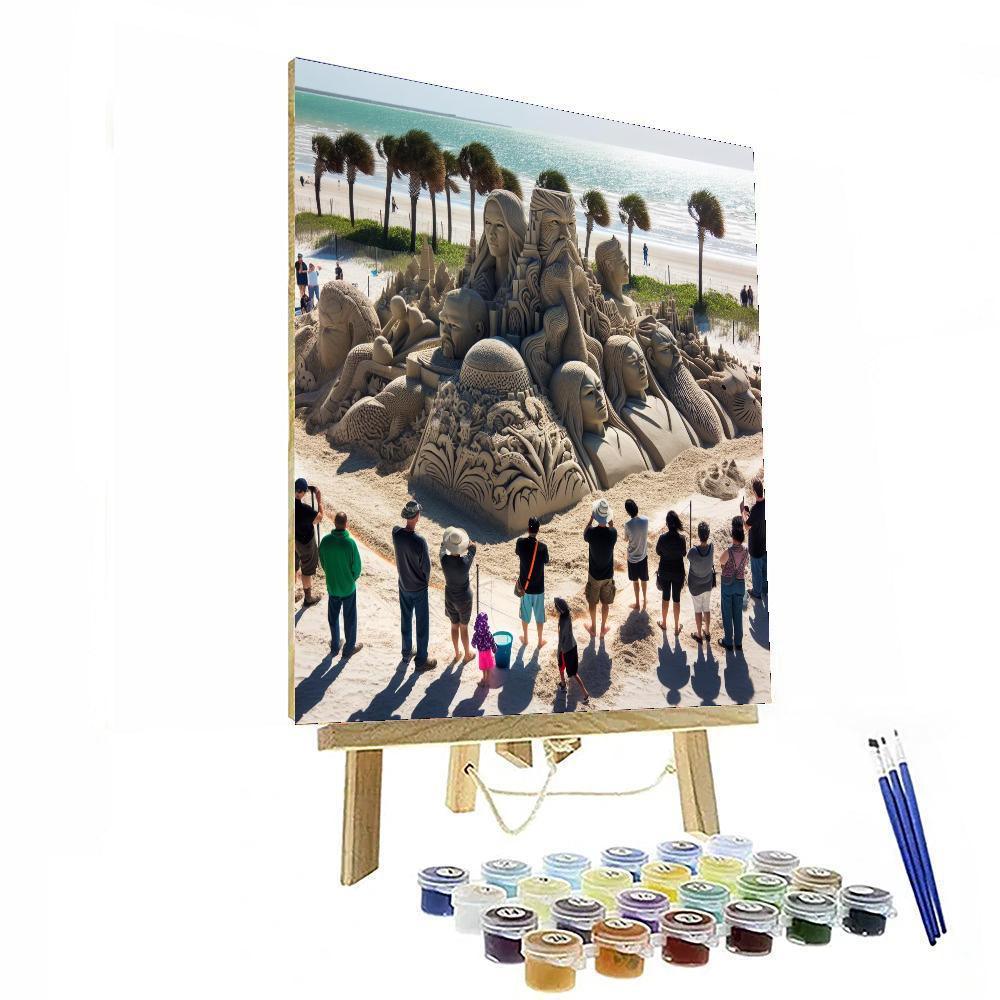 Sandfest - Texas DIY Paint By Numbers