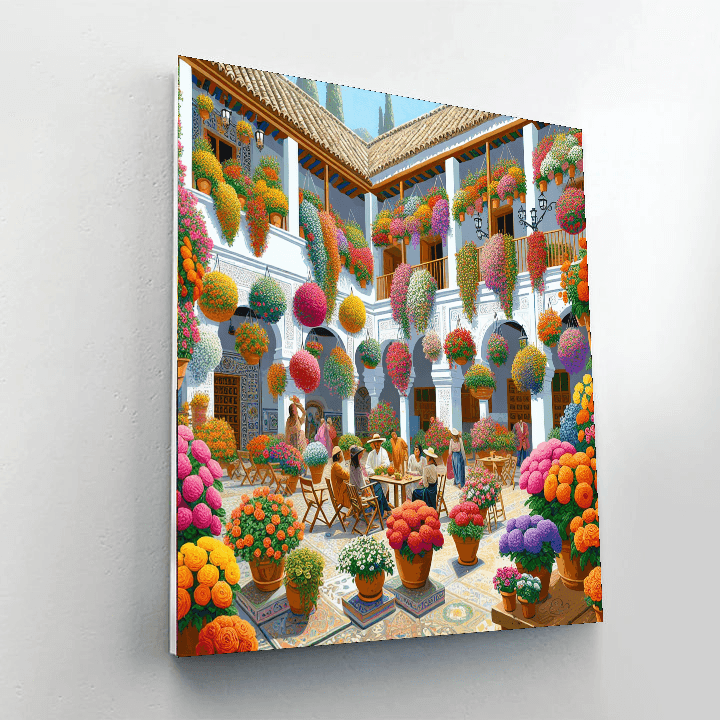 Festival Of The Patios - Cordoba, Spain Paint By Number