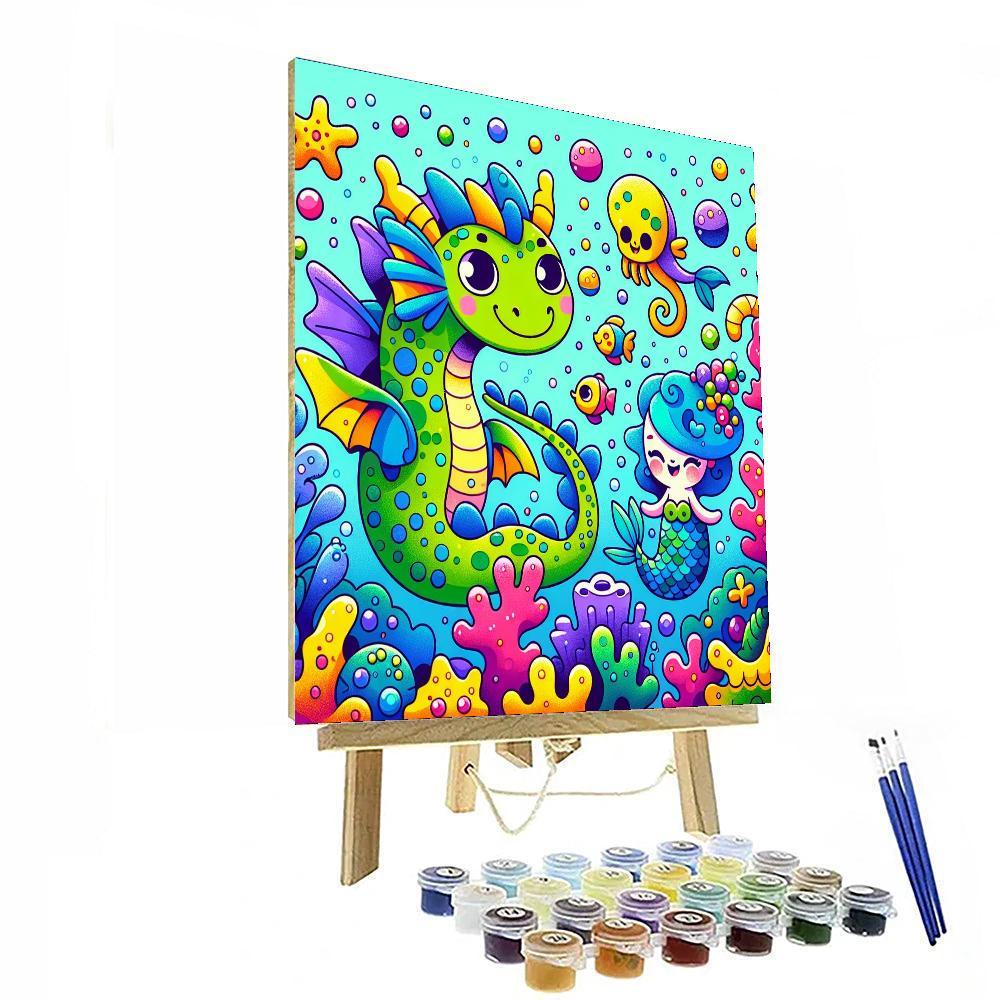 Mystical Sea Creatures Paint By Number