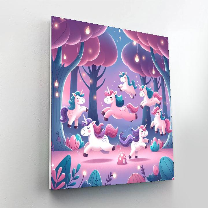 Fairytale Unicorns Painting Number Kit
