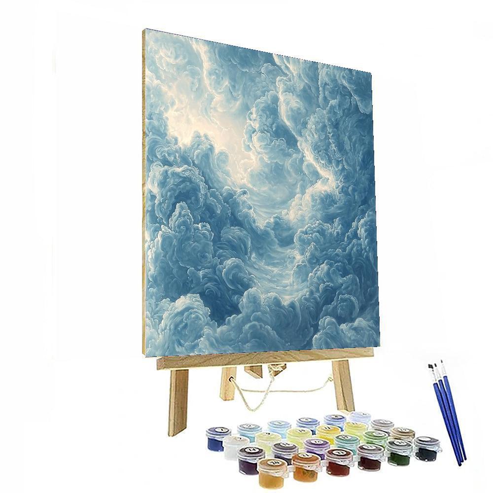 Leonardo Da Vinci Inspired Echoes Of The Sky  Paint By Numbers Art