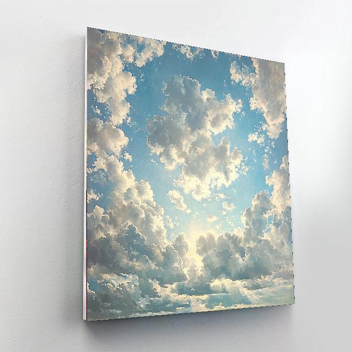 John Constable Inspired Sublime Skies  DIY Paint By Numbers