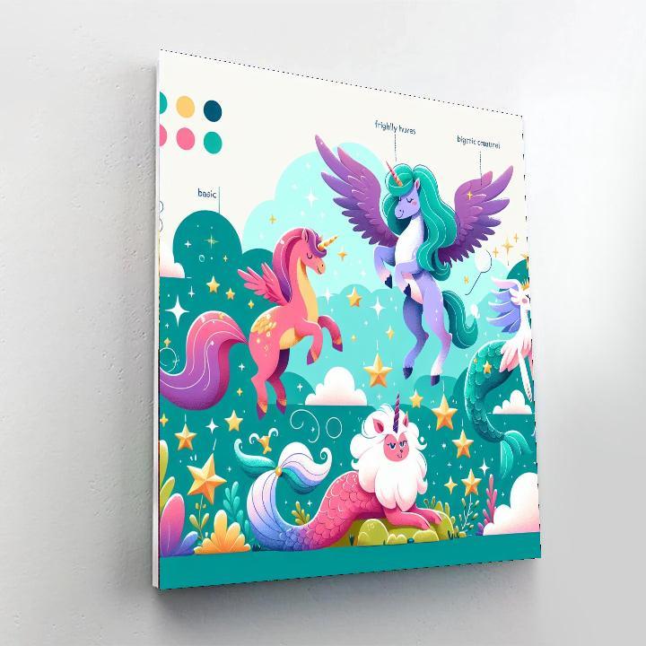 Fantastic Mythical Creatures Numbered Painting Kits