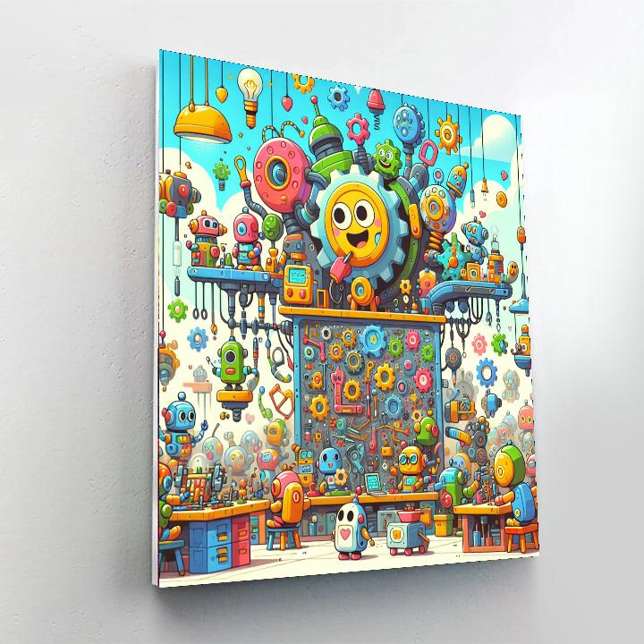 Robot Inventors Club Paint By Numbers