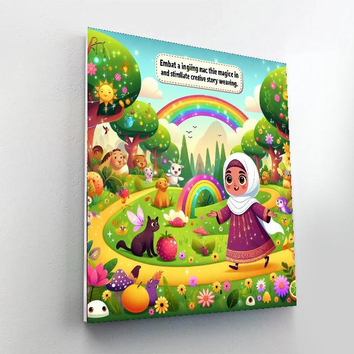 Enchanted Forest Kingdom Paint By Numbers Kits