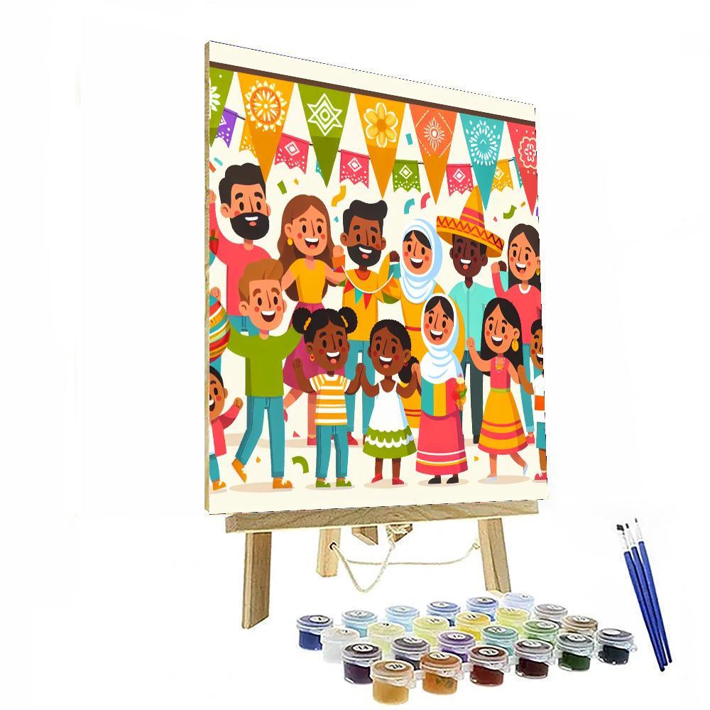 Fun-filled Fiesta Numbered Painting Kits