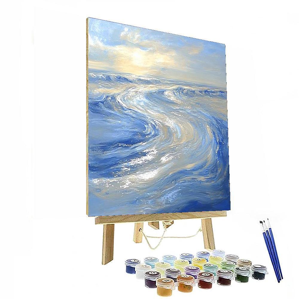 Edgar Degas Inspired Ethereal Currents  Paint By Numbers Art