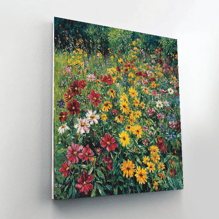 Claude Monet Inspired Wildflower Meadows  Paint By Numbers Kits