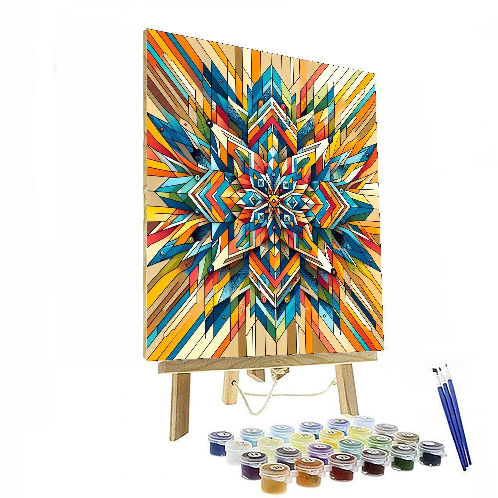 Radiant Patterns Paint By Number