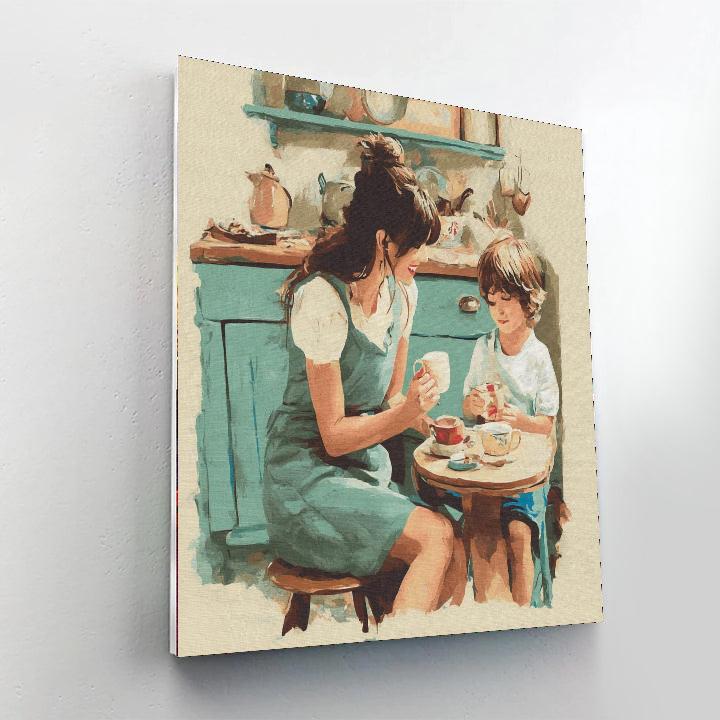 Morning Tea Together Paint By Number