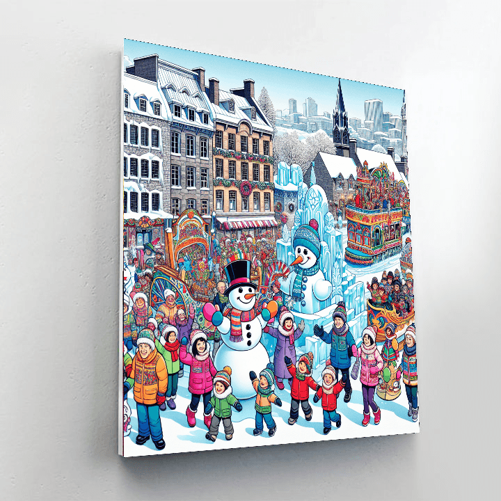 Carnaval De Quebec Paint By Color
