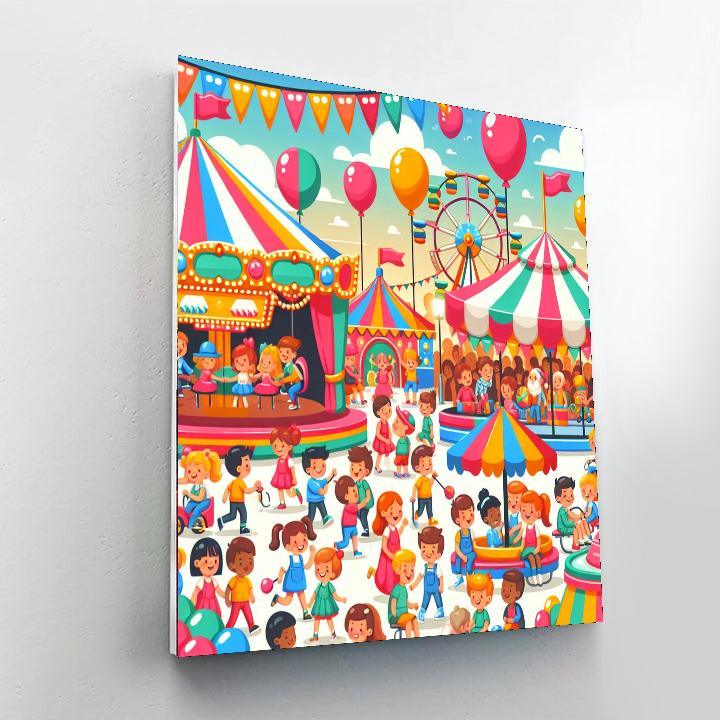 Joyful Day At The Carnival Paint By Numbers