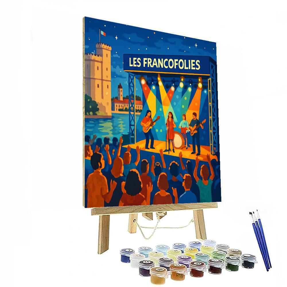 Les Francofolies - France Paint By Numbers Kits