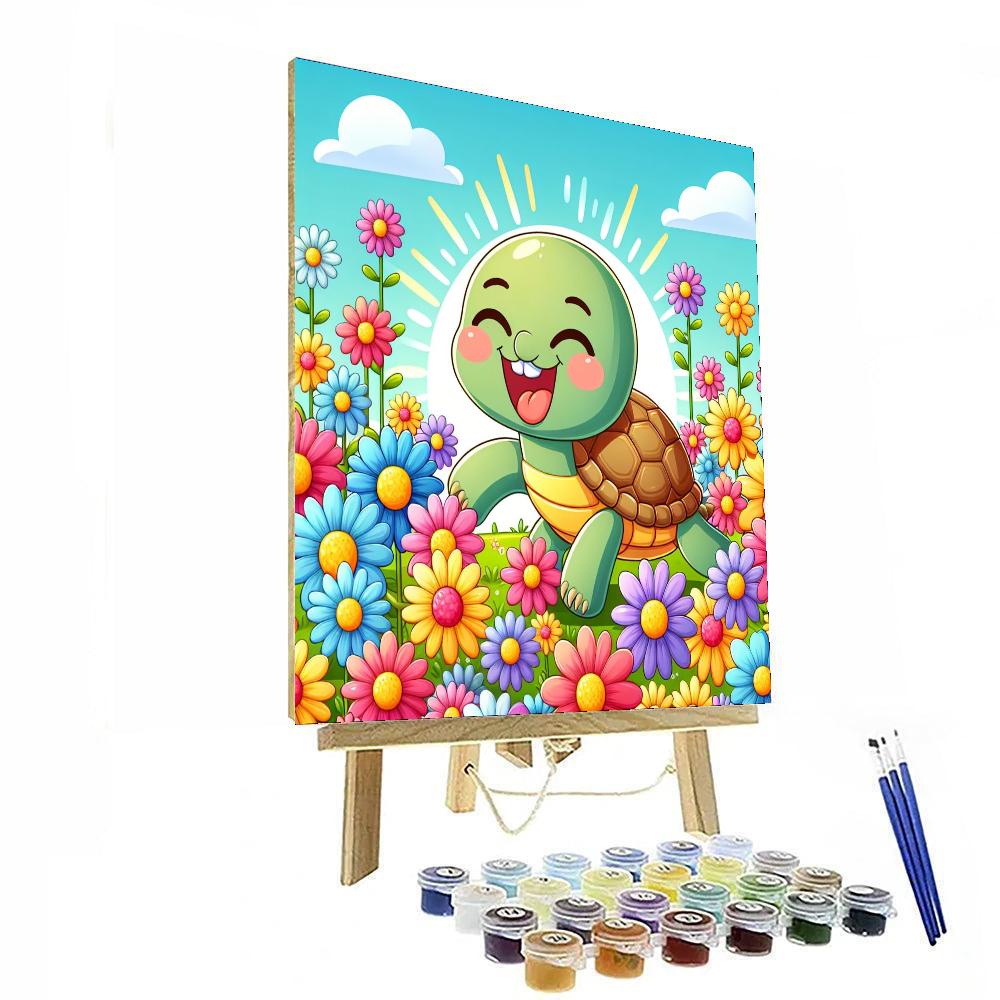 Joyful Tortoise Paint By Numbers Kits