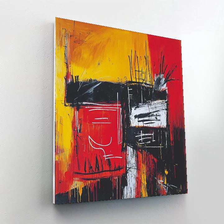 Jean-Michel Basquiat Inspired Abstract Narratives  Paint By Numbers