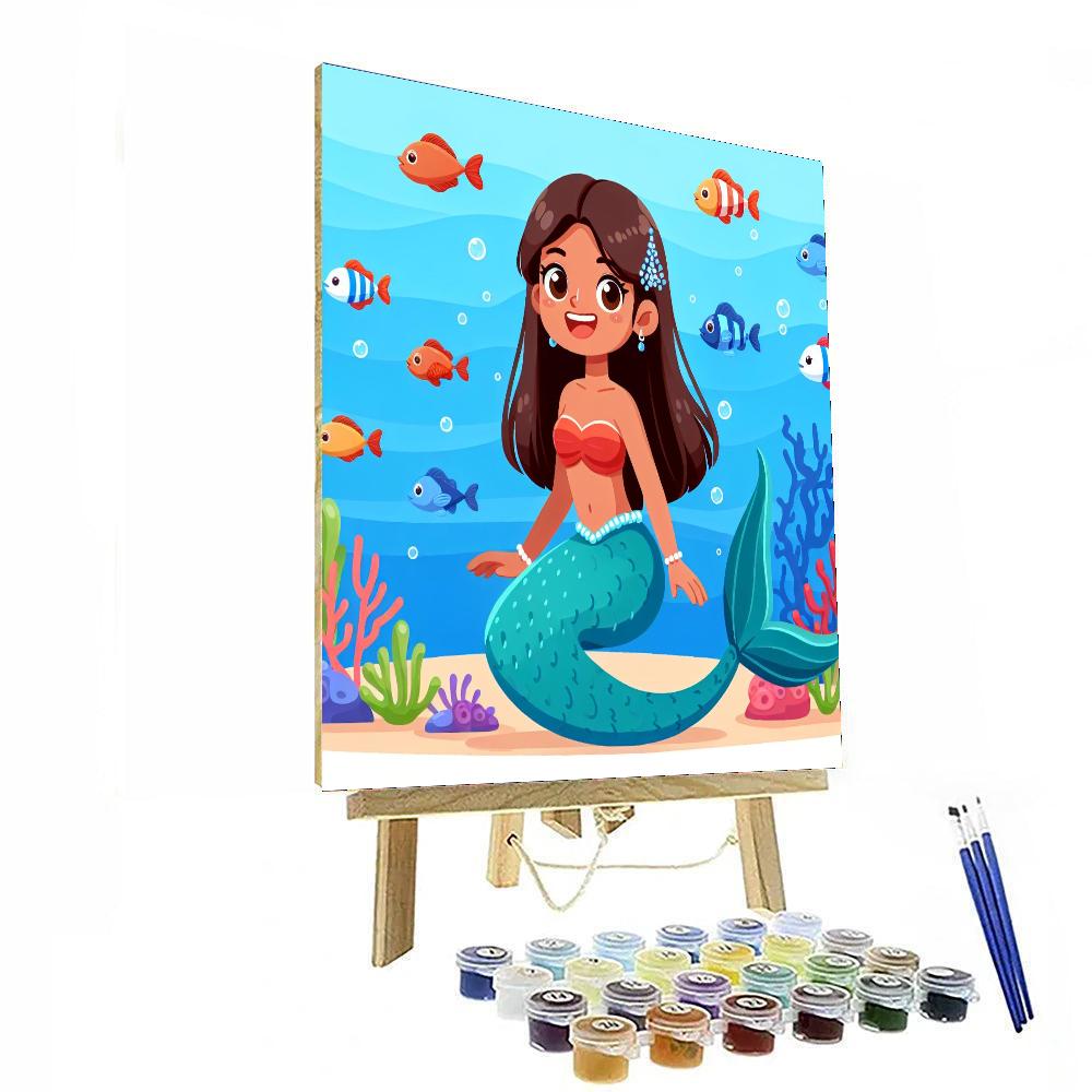 Ocean Mermaid Kingdom Numbered Painting Kits