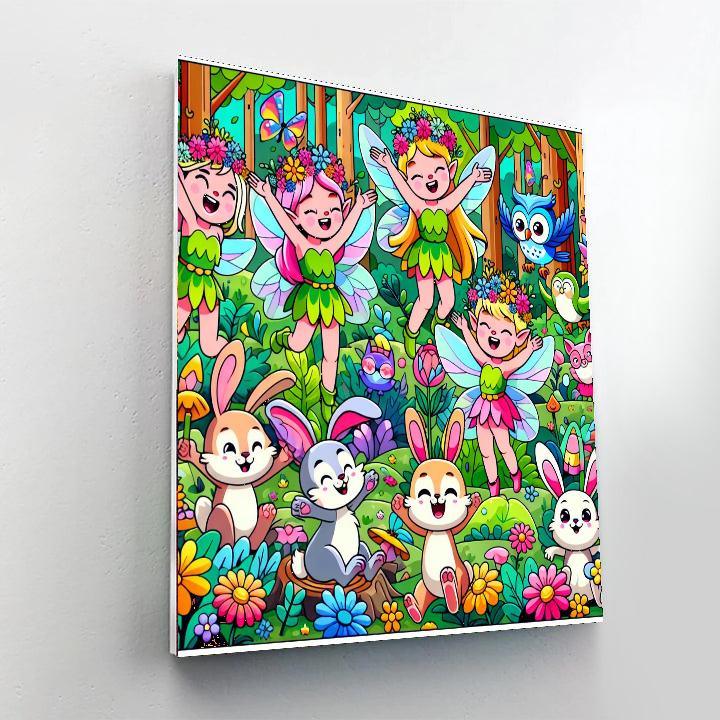 Fairy Forest Celebration Painting By Numbers Kit