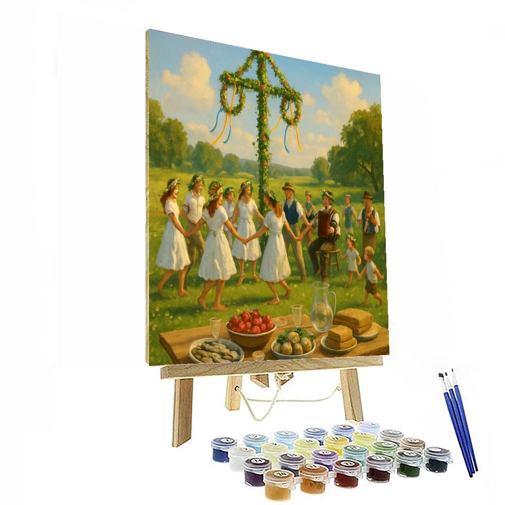 Midsummer Night - Sweden Paint By Numbers Kits