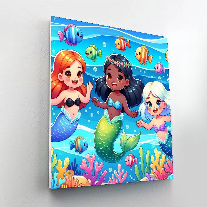 Underwater Fantasy Land Paint By Color