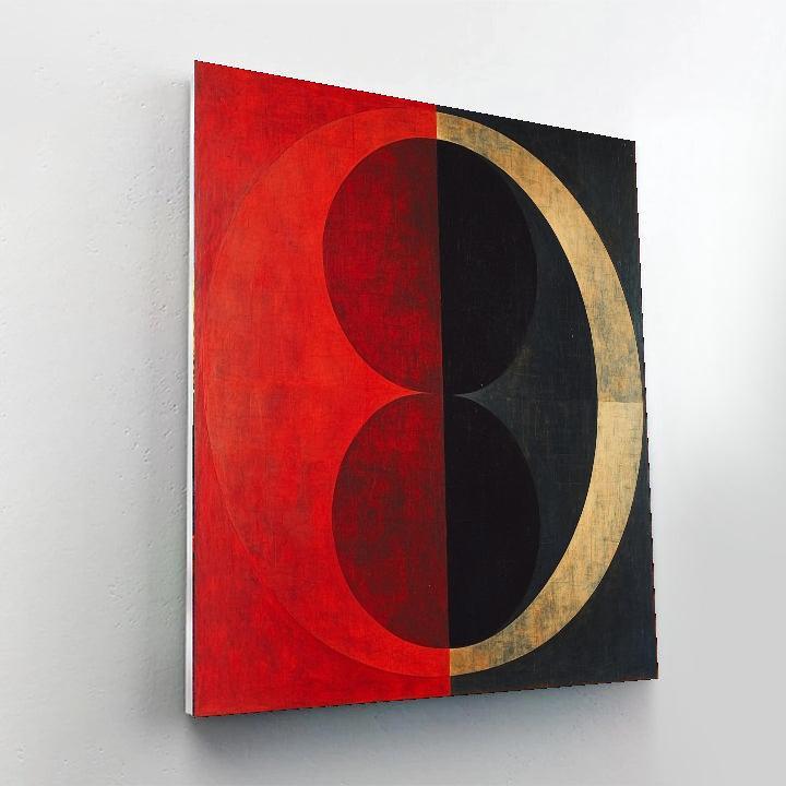 Kazimir Malevich Inspired Cosmic Balance  Painting Number Kit