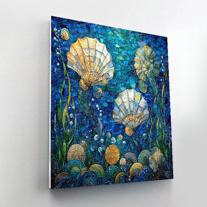 Michelangelo Inspired Enigma Of The Deep  Painting Number Kit