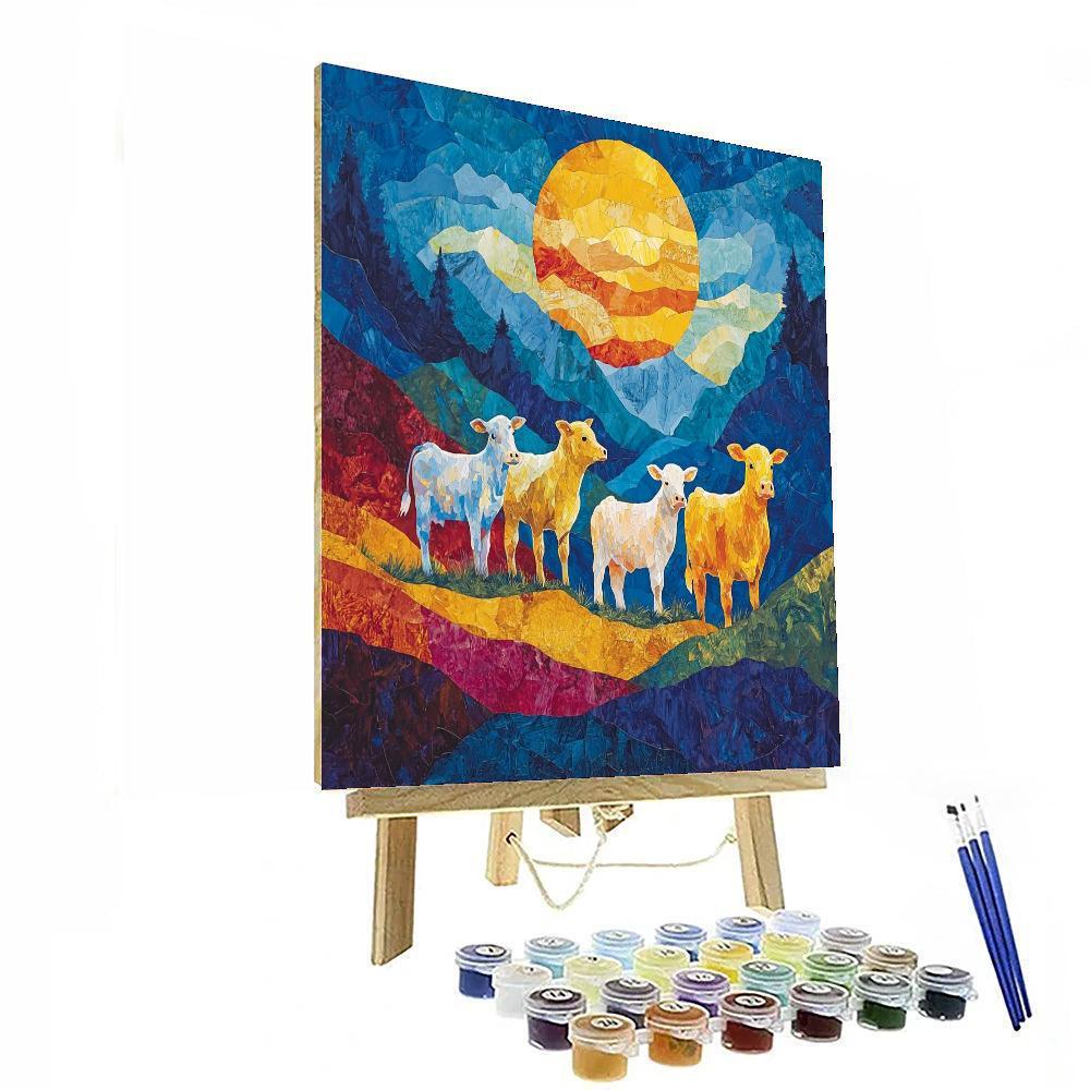 Franz Marc Inspired Animal Spirits  Paint By Number