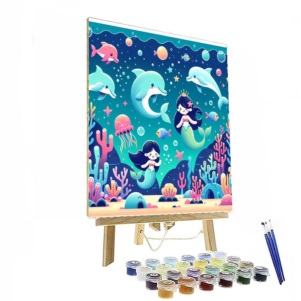 Enchanted Ocean Tale Paint By Numbers Art