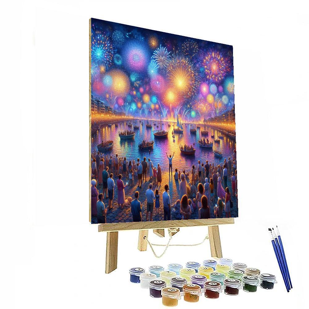 Malta International Fireworks Festival - Malta DIY Paint By Numbers