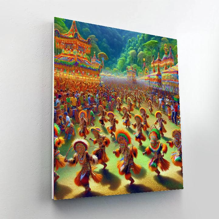 Yasuni Carnival Number Painting