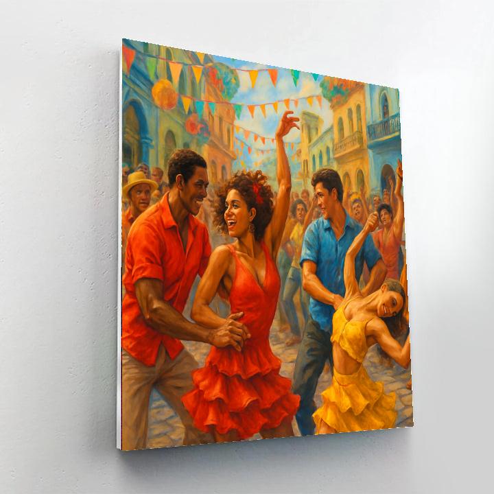 Festival Internacional De La Salsa - Cuba Paint By Numbers