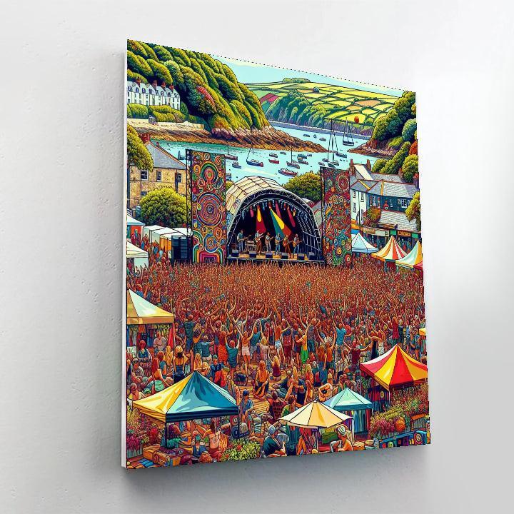 Splendour In The Grass - Byron Bay, Australia Paint By Color