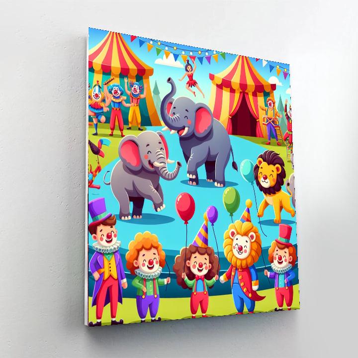 Magic At The Circus Paint By Numbers