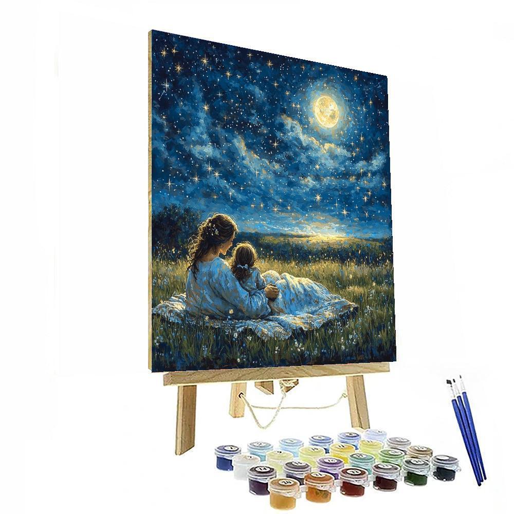 Stargazing Together DIY Paint By Numbers