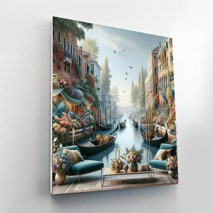 Charming Venetian Canals Paint By Numbers Kits
