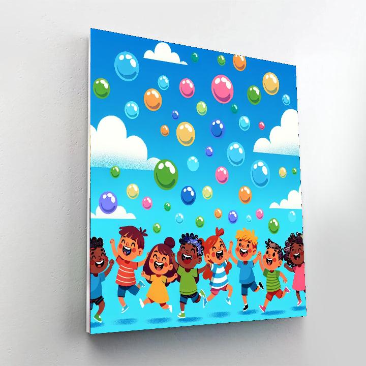 Bouncing Bubble Fun Numbered Painting Kits