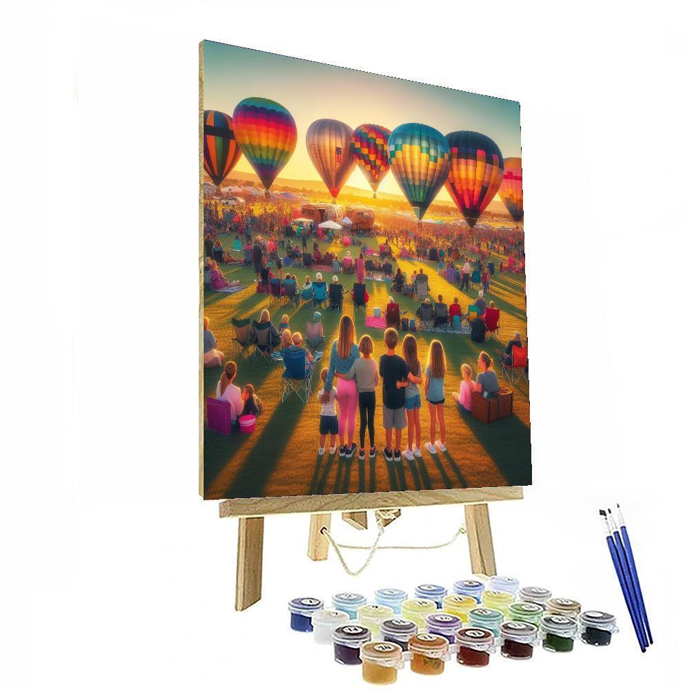The Great Texas Balloon Race - Longview, Usa Numbered Painting Kits