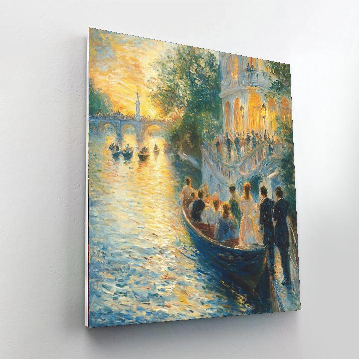 Pierre-Auguste Renoir Inspired Vintage Parisian Stroll  Paint By Numbers Kits