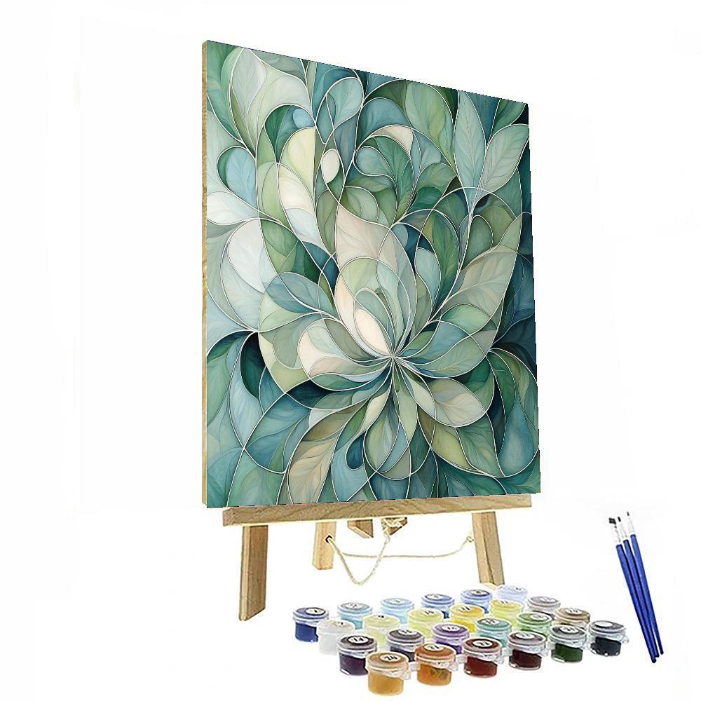 Alphonse Mucha Inspired Aura Of Nature  Paint By Numbers Kits