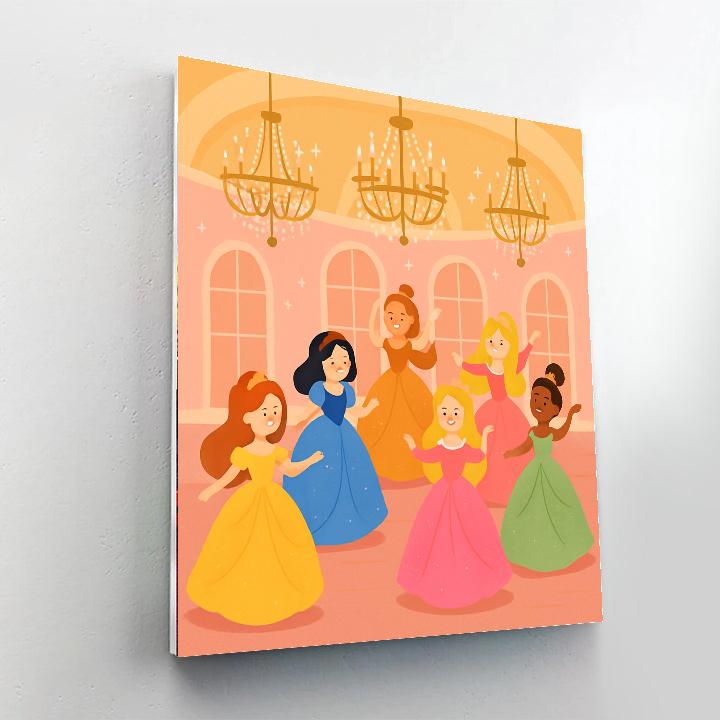 Princesses' Fairytale Ball Paint By Numbers Kits