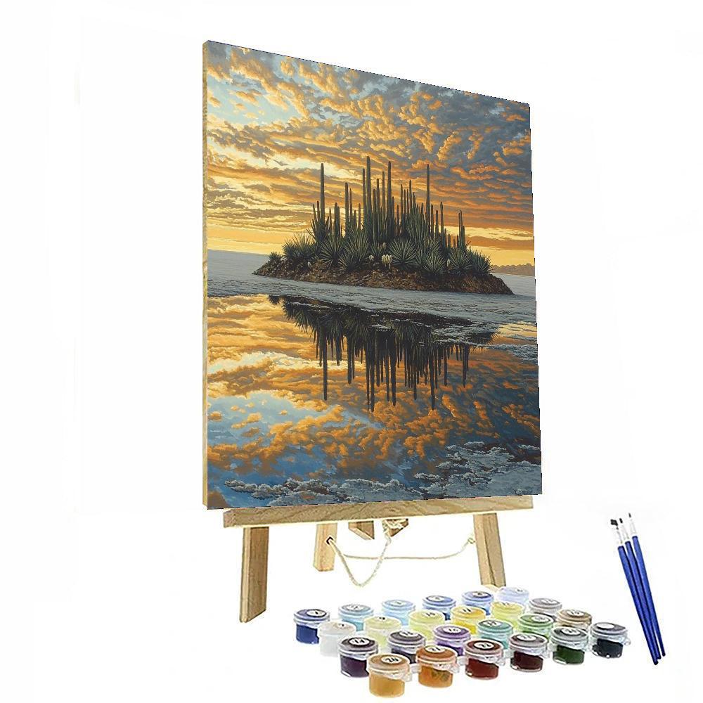 Uyuni Salt Flat - Bolivia Paint By Color