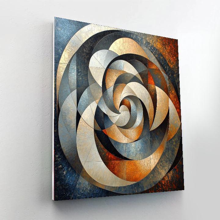 Caravaggio Inspired Fractals Of Time  Numbered Painting Kits